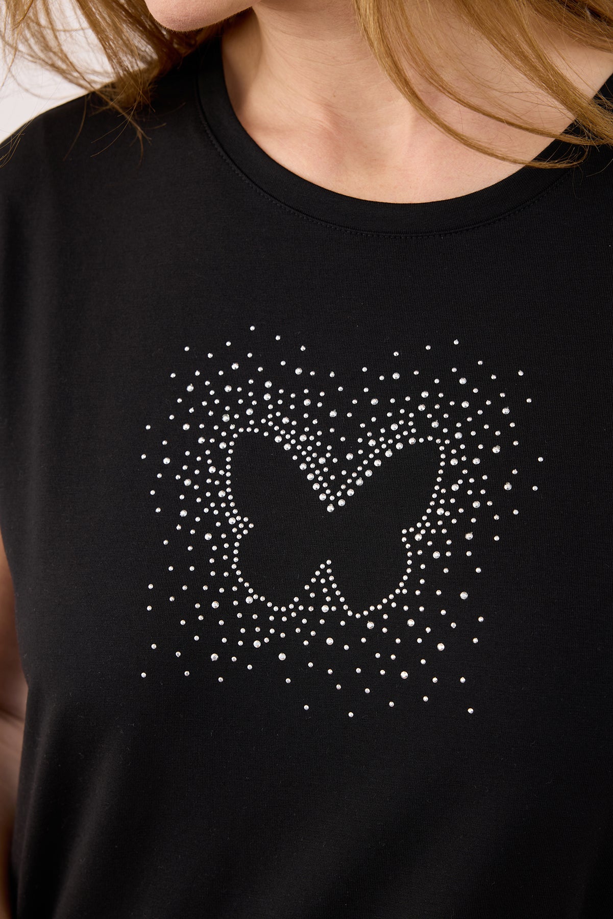 Kortærmet T-shirt - Sort - Similisten