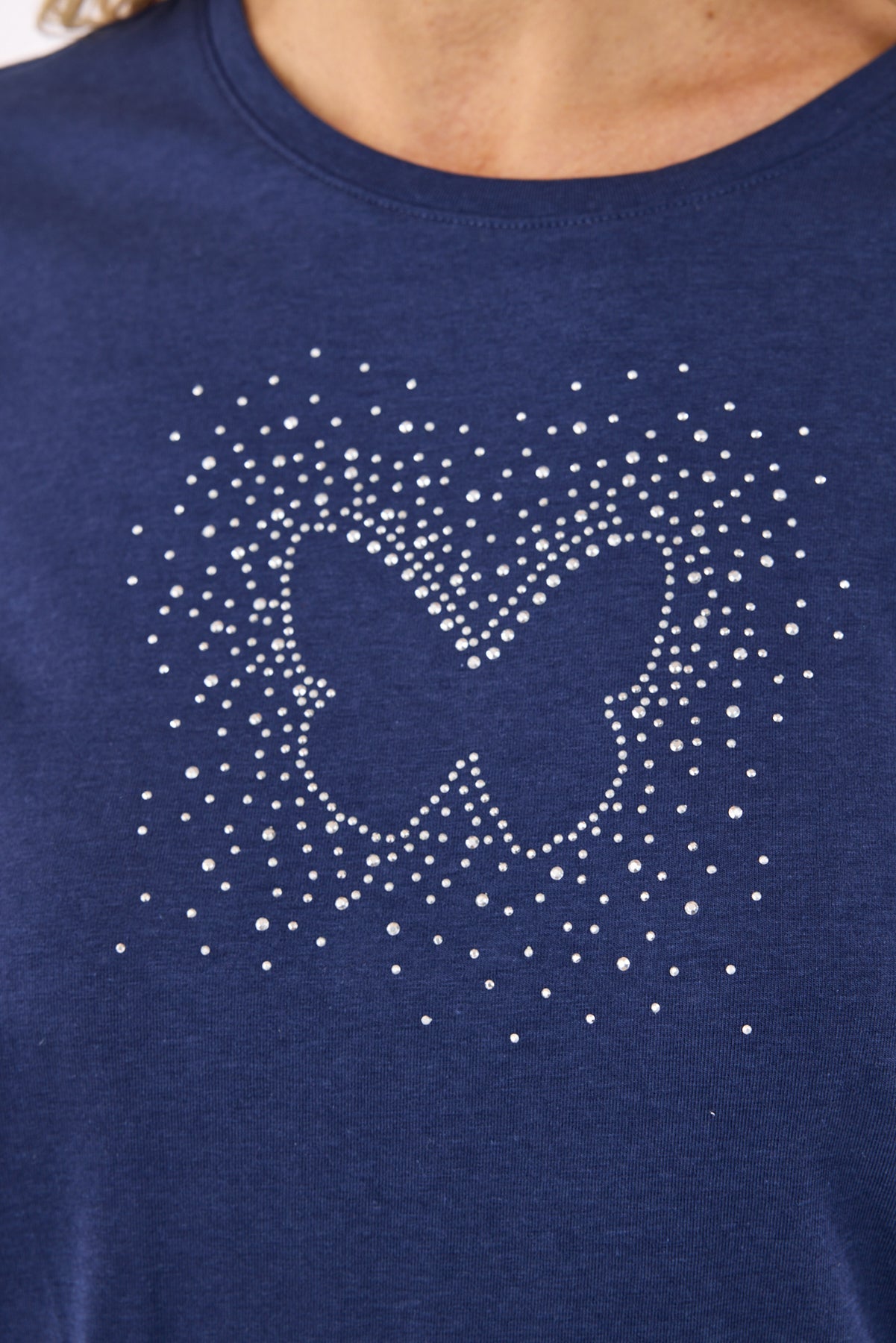 Kortærmet T-shirt - Navy - Similisten