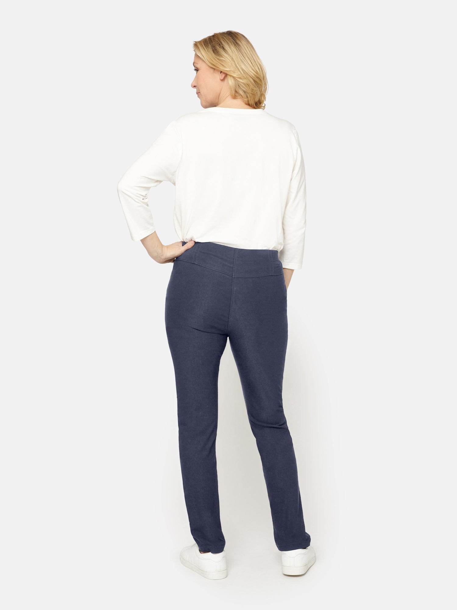 Leggings - Mørkeblå - Elastik i Taljen