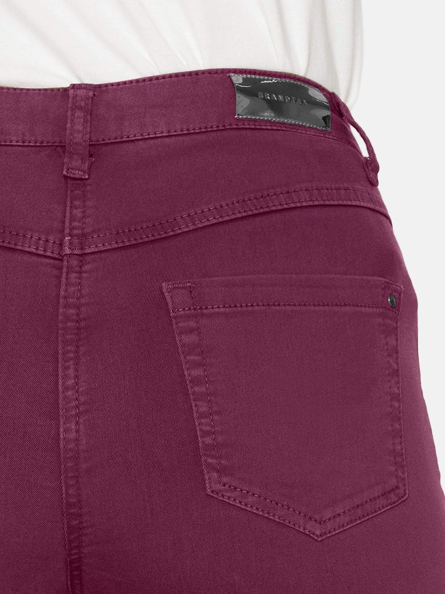 Madelaine Superstretch Jeans - Vin Rød - Straight Fit