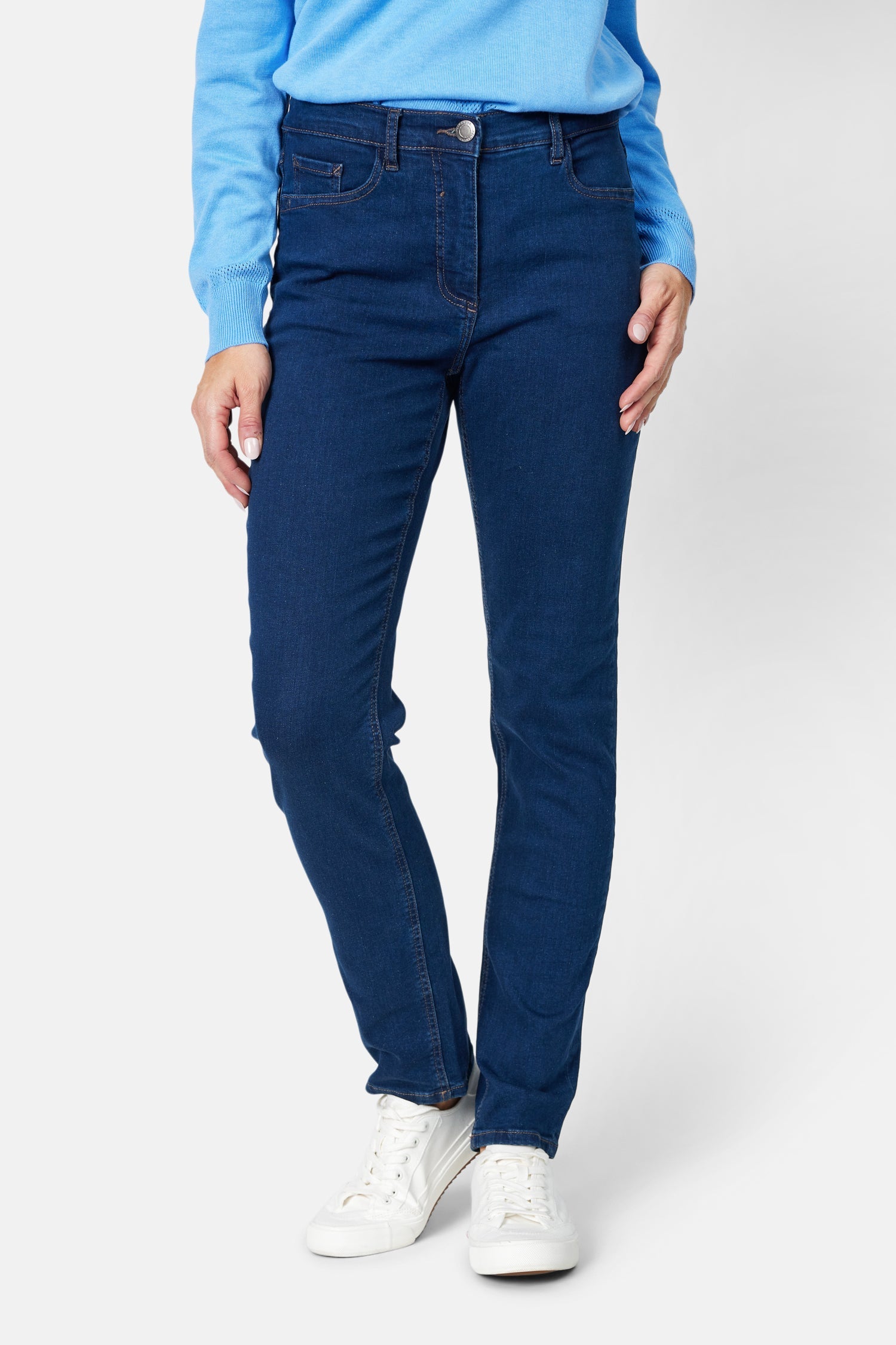 Elisabeth Jeans - Mørkeblå - Curvy Fit