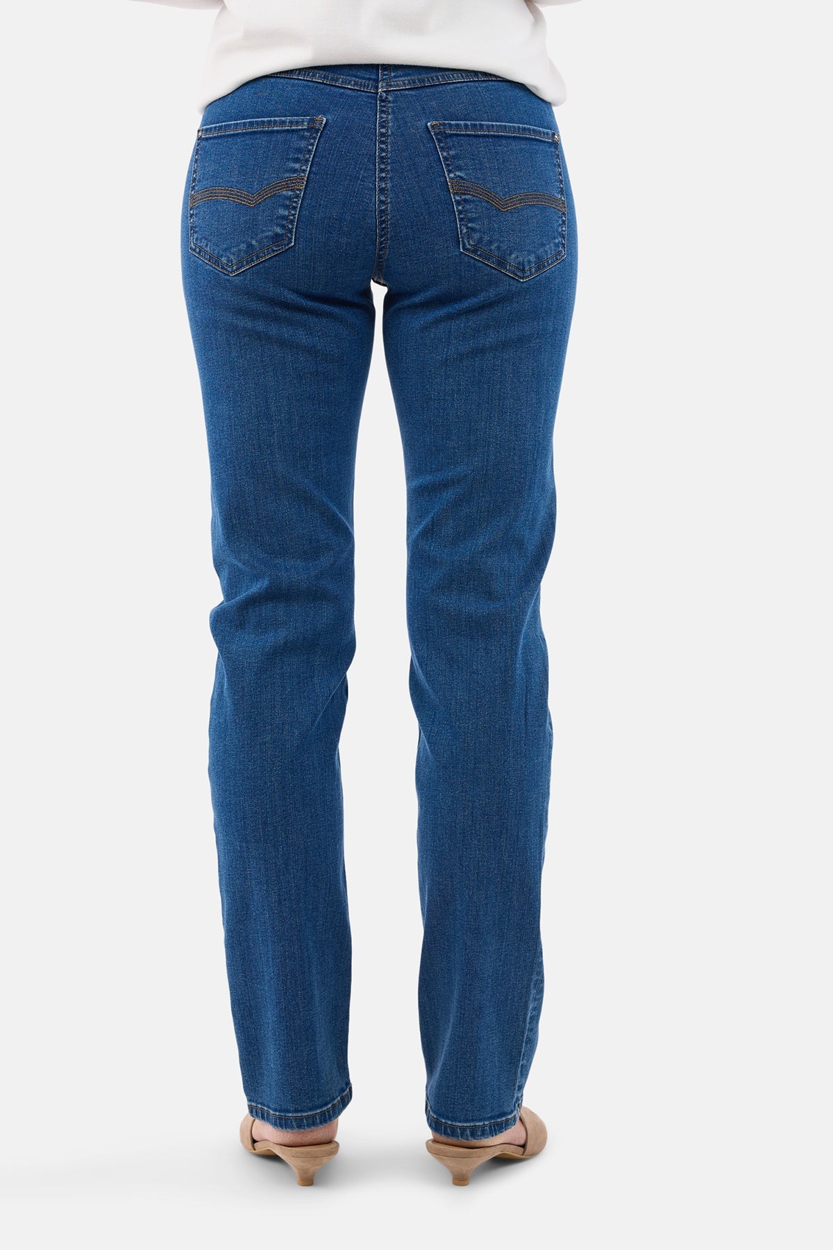 Madelaine Jeans - Medium Blå - Straight Fit