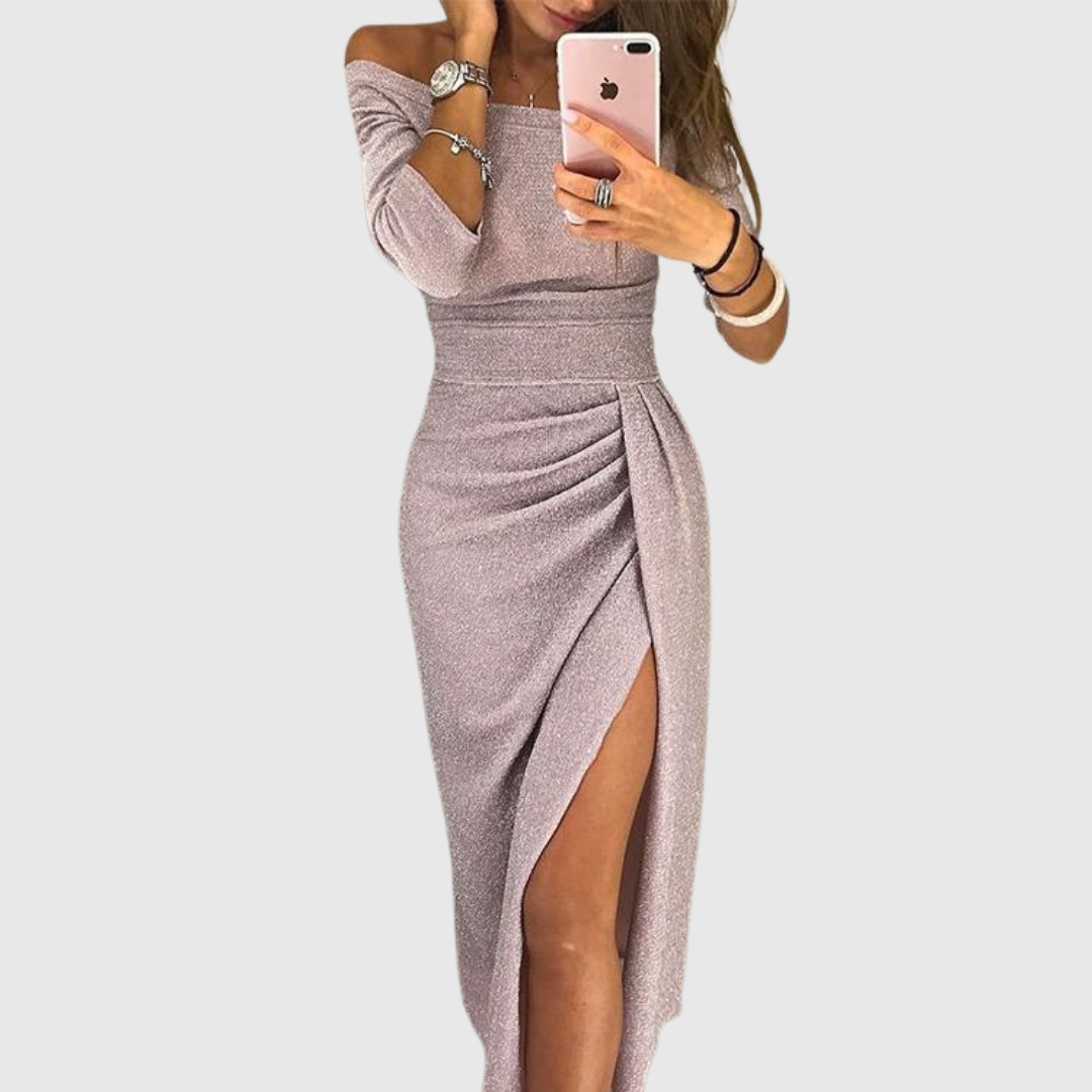 Fiora™ Elisa Off-shoulder Galakjole