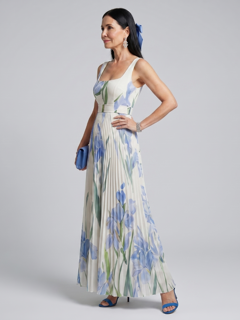 Fiora™ Ophelia Blomstret Midikjole