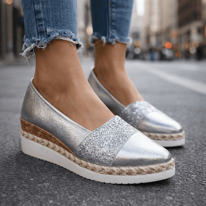 Fiora™ Giulia Antiskrid Sandal med Kilehæl