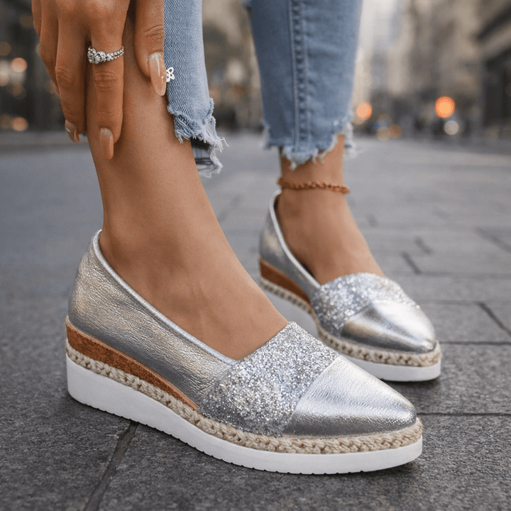 Fiora™ Giulia Antiskrid Sandal med Kilehæl