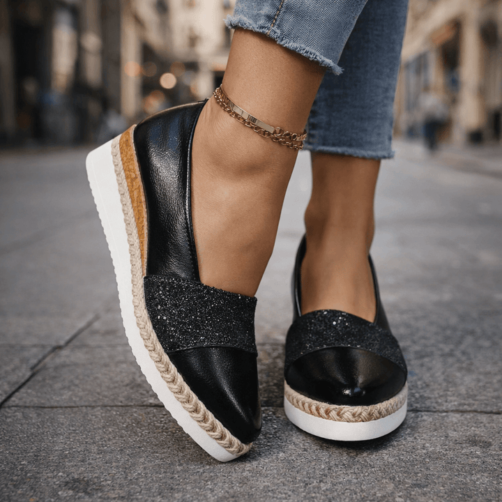 Fiora™ Giulia Antiskrid Sandal med Kilehæl