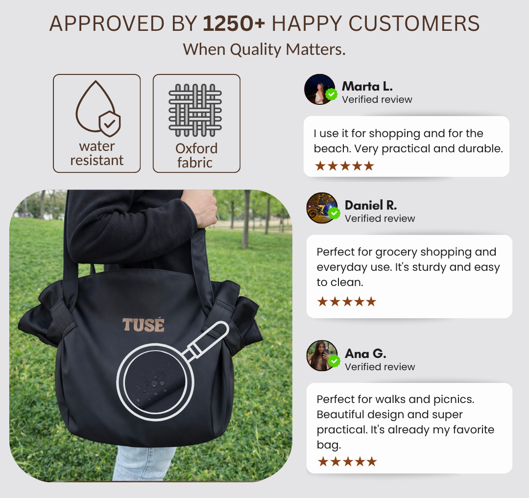 Fiora™ Tessa Multifunktionel Shopper-Taske