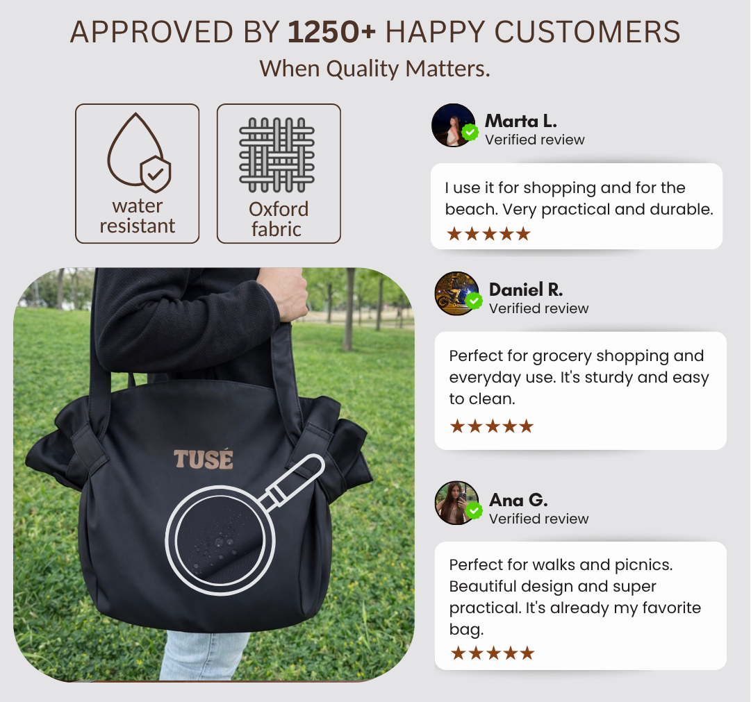 Fiora™ Tessa Multifunktionel Shopper-Taske