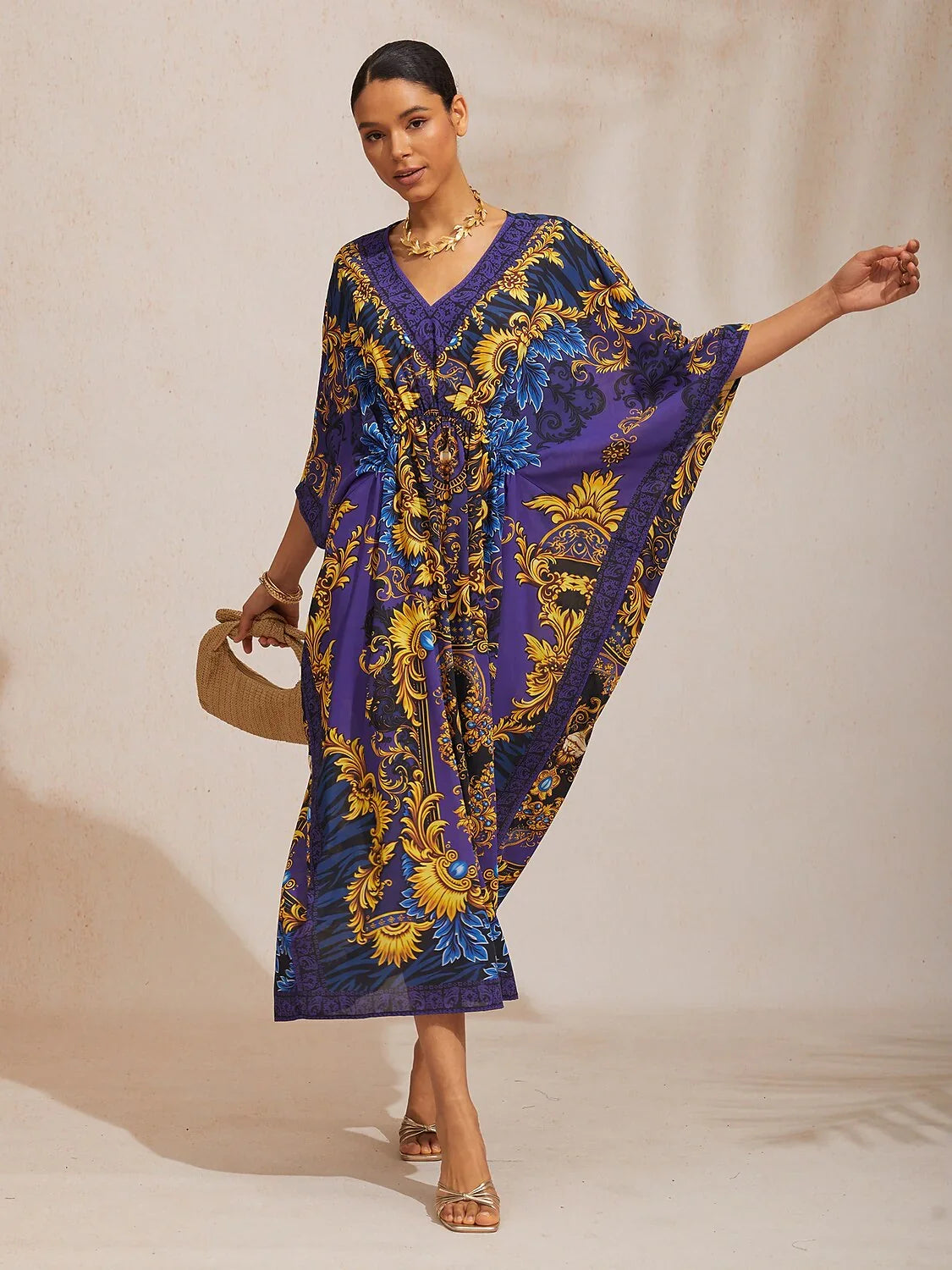 Land of Wonder chiffon kaftankjole