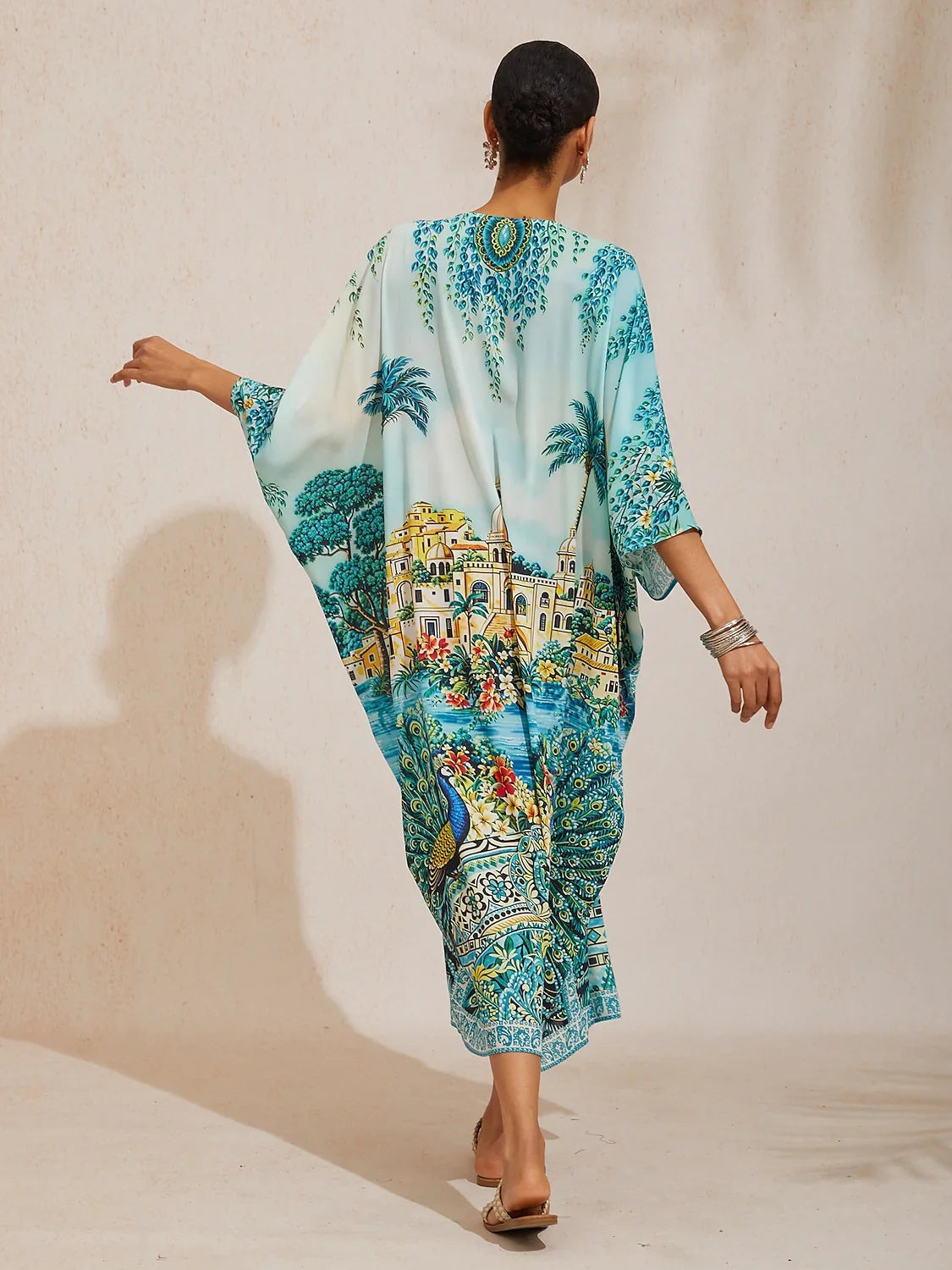 Land of Wonder chiffon kaftankjole
