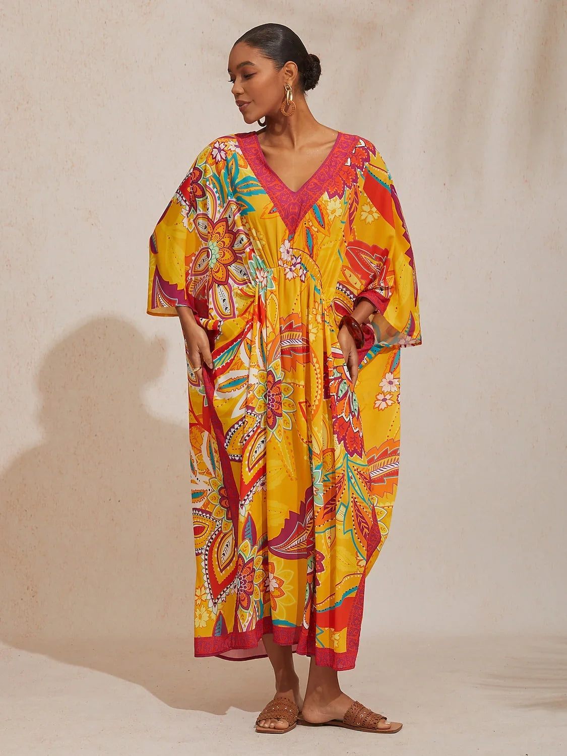 Land of Wonder chiffon kaftankjole